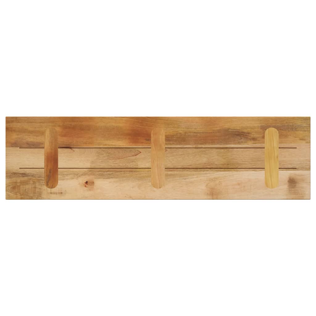 vidaXL Blat masă, 100x30x2,5 cm, dreptunghiular, lemn masiv mango brut vidaXL Blat masă, 100x30x2,5 cm, dreptunghiular, lemn masiv mango brut