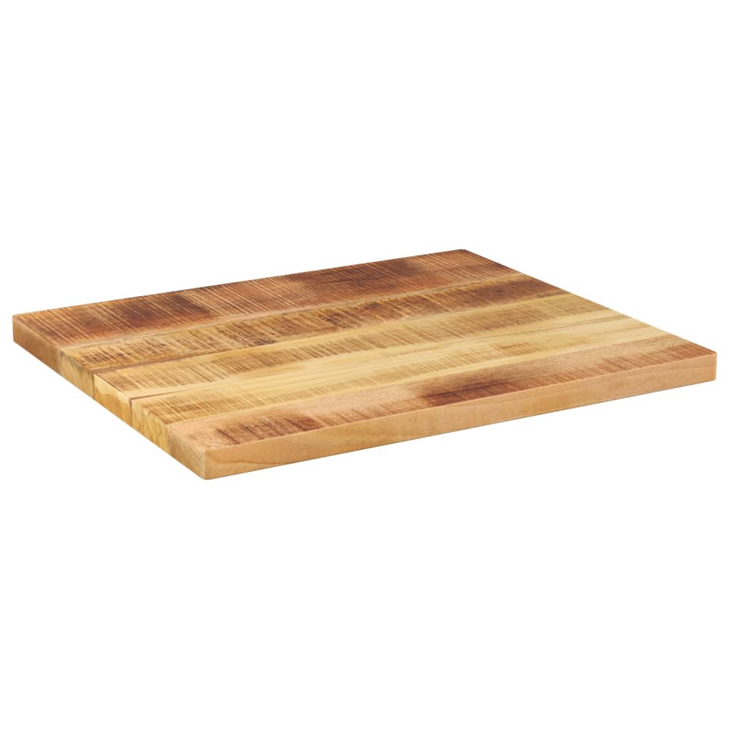 vidaXL Blat masă, 60x50x2,5 cm, dreptunghiular, lemn masiv mango brut vidaXL Blat masă, 60x50x2,5 cm, dreptunghiular, lemn masiv mango brut