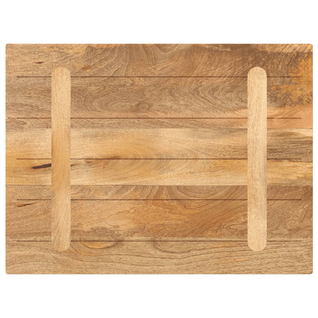 vidaXL Blat masă, 80x60x3,8 cm, dreptunghiular, lemn masiv de mango vidaXL Blat masă, 80x60x3,8 cm, dreptunghiular, lemn masiv de mango