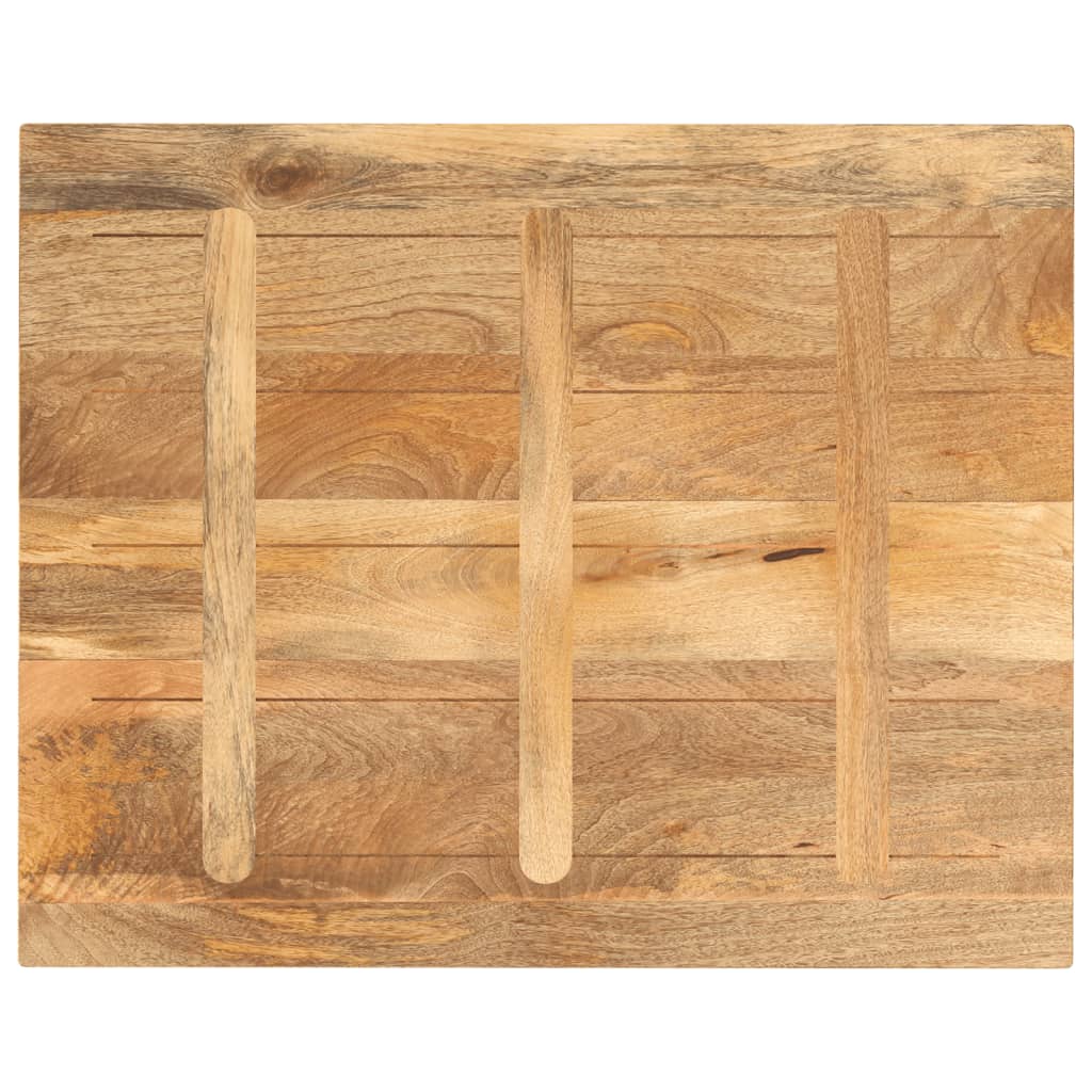 vidaXL Blat masă, 100x80x3,8 cm, dreptunghiular, lemn masiv de mango