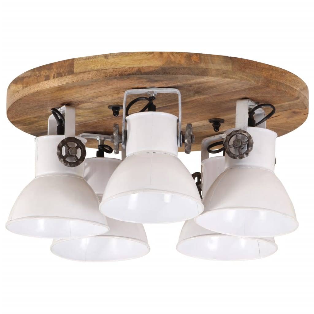 vidaXL Lampă de tavan, 25 W, alb, 50x50x25 cm, E27 vidaXL Lampă de tavan, 25 W, alb, 50x50x25 cm, E27