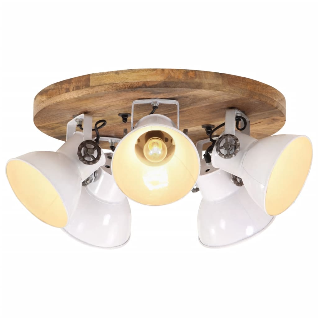 vidaXL Lampă de tavan, 25 W, alb, 50x50x25 cm, E27 vidaXL Lampă de tavan, 25 W, alb, 50x50x25 cm, E27
