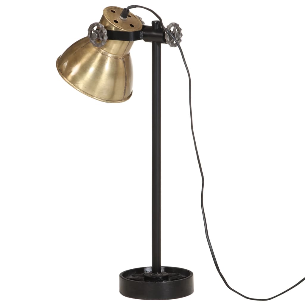 vidaXL Lampă de birou 25 W, alamă antichizată, 15x15x55 cm, E27 vidaXL Lampă de birou 25 W, alamă antichizată, 15x15x55 cm, E27
