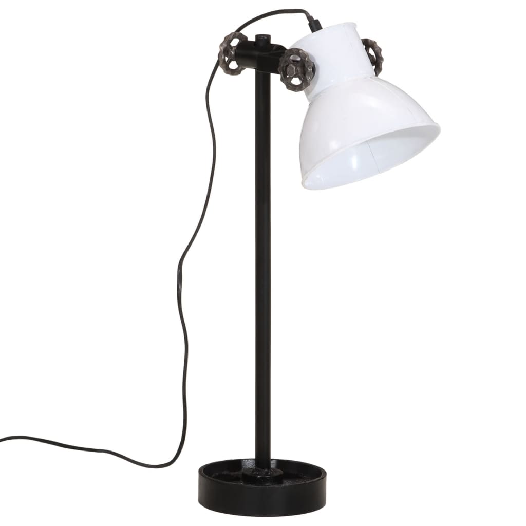 vidaXL Lampă de birou, alb, 15x15x55 cm, 25 W, E27 vidaXL Lampă de birou, alb, 15x15x55 cm, 25 W, E27
