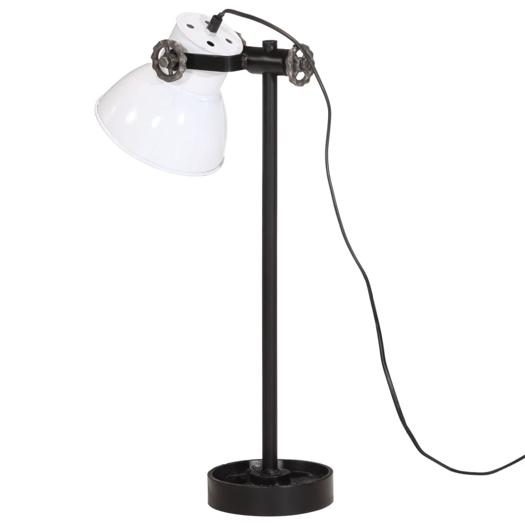 vidaXL Lampă de birou, alb, 15x15x55 cm, 25 W, E27 vidaXL Lampă de birou, alb, 15x15x55 cm, 25 W, E27
