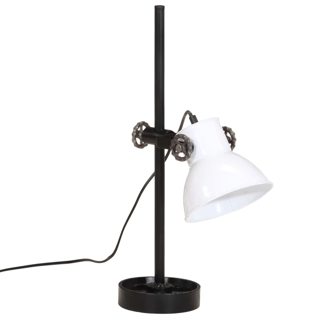 vidaXL Lampă de birou, alb, 15x15x55 cm, 25 W, E27 vidaXL Lampă de birou, alb, 15x15x55 cm, 25 W, E27