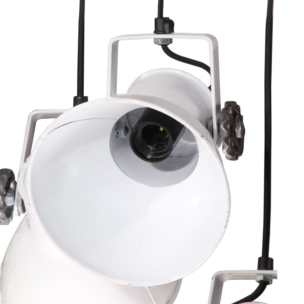vidaXL Lampă suspendată, alb, 30x30x100 cm, 25 W, E27 vidaXL Lampă suspendată, alb, 30x30x100 cm, 25 W, E27