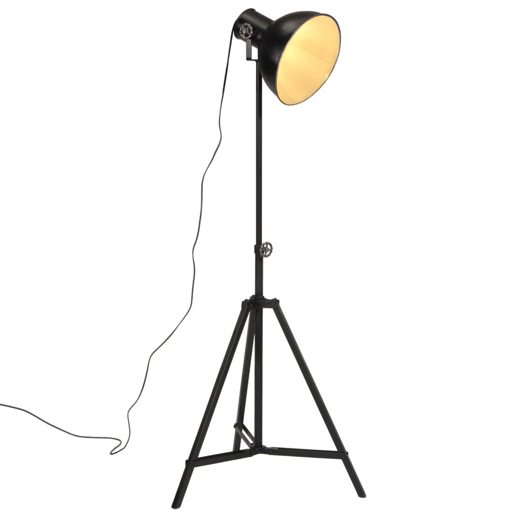 vidaXL Lampă de podea, negru, 61x61x90/150 cm, 25 W, E27 vidaXL Lampă de podea, negru, 61x61x90/150 cm, 25 W, E27