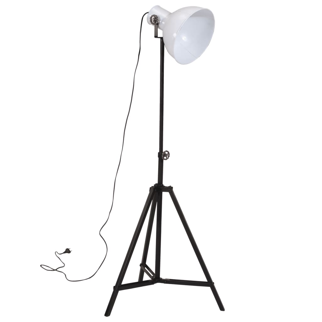 vidaXL Lampă de podea, alb, 61x61x90/150, 25 W, E27 vidaXL Lampă de podea, alb, 61x61x90/150, 25 W, E27