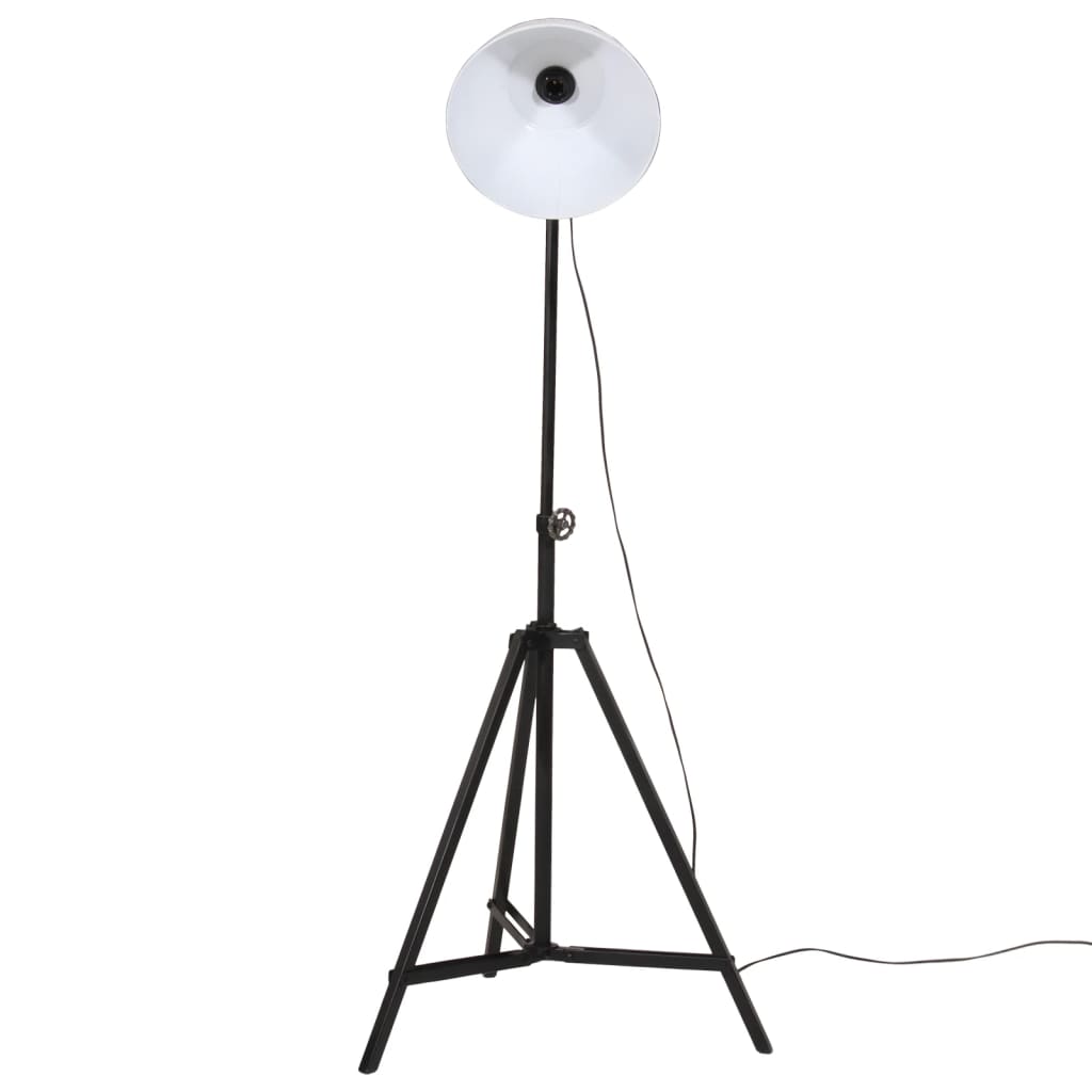vidaXL Lampă de podea, alb, 61x61x90/150, 25 W, E27 vidaXL Lampă de podea, alb, 61x61x90/150, 25 W, E27