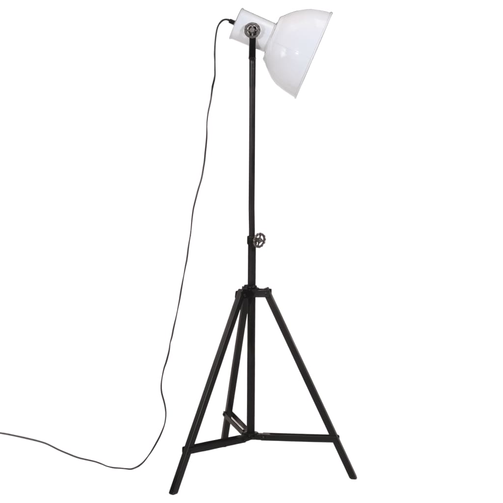 vidaXL Lampă de podea, alb, 61x61x90/150, 25 W, E27 vidaXL Lampă de podea, alb, 61x61x90/150, 25 W, E27