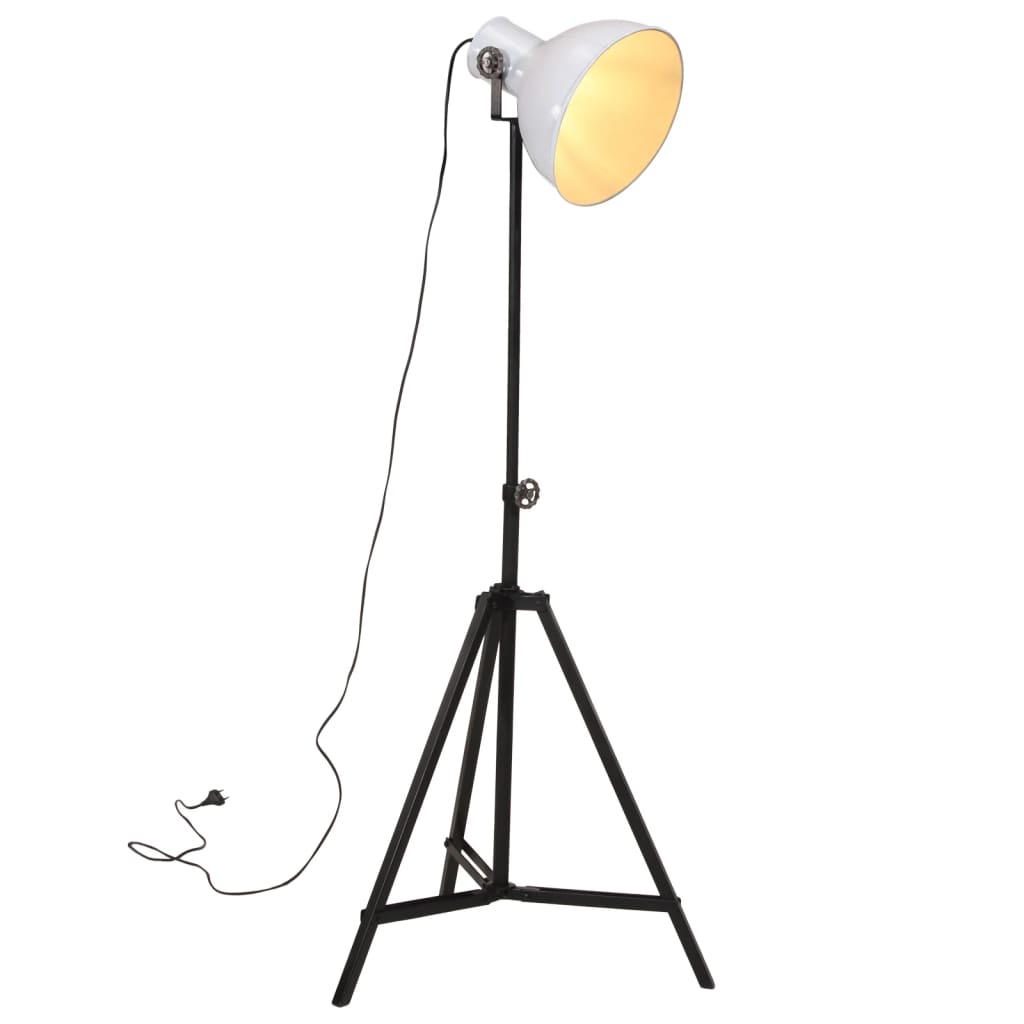 vidaXL Lampă de podea, alb, 61x61x90/150, 25 W, E27 vidaXL Lampă de podea, alb, 61x61x90/150, 25 W, E27