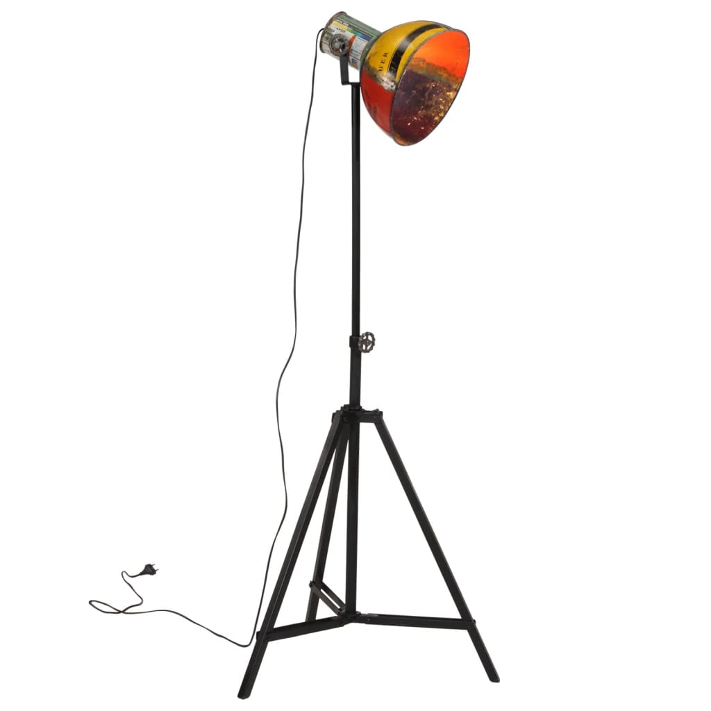 vidaXL Lampă de podea 25 W, multicolor, 61x61x90/150 cm, E27 vidaXL Lampă de podea 25 W, multicolor, 61x61x90/150 cm, E27