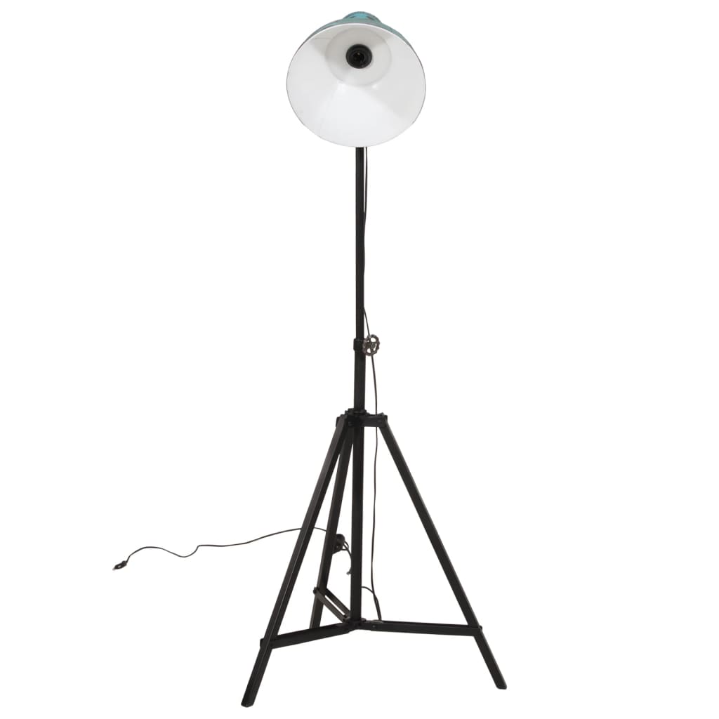 vidaXL Lampă de podea, 25 W, albastru uzat, 61x61x90/150 cm, E27 vidaXL Lampă de podea, 25 W, albastru uzat, 61x61x90/150 cm, E27
