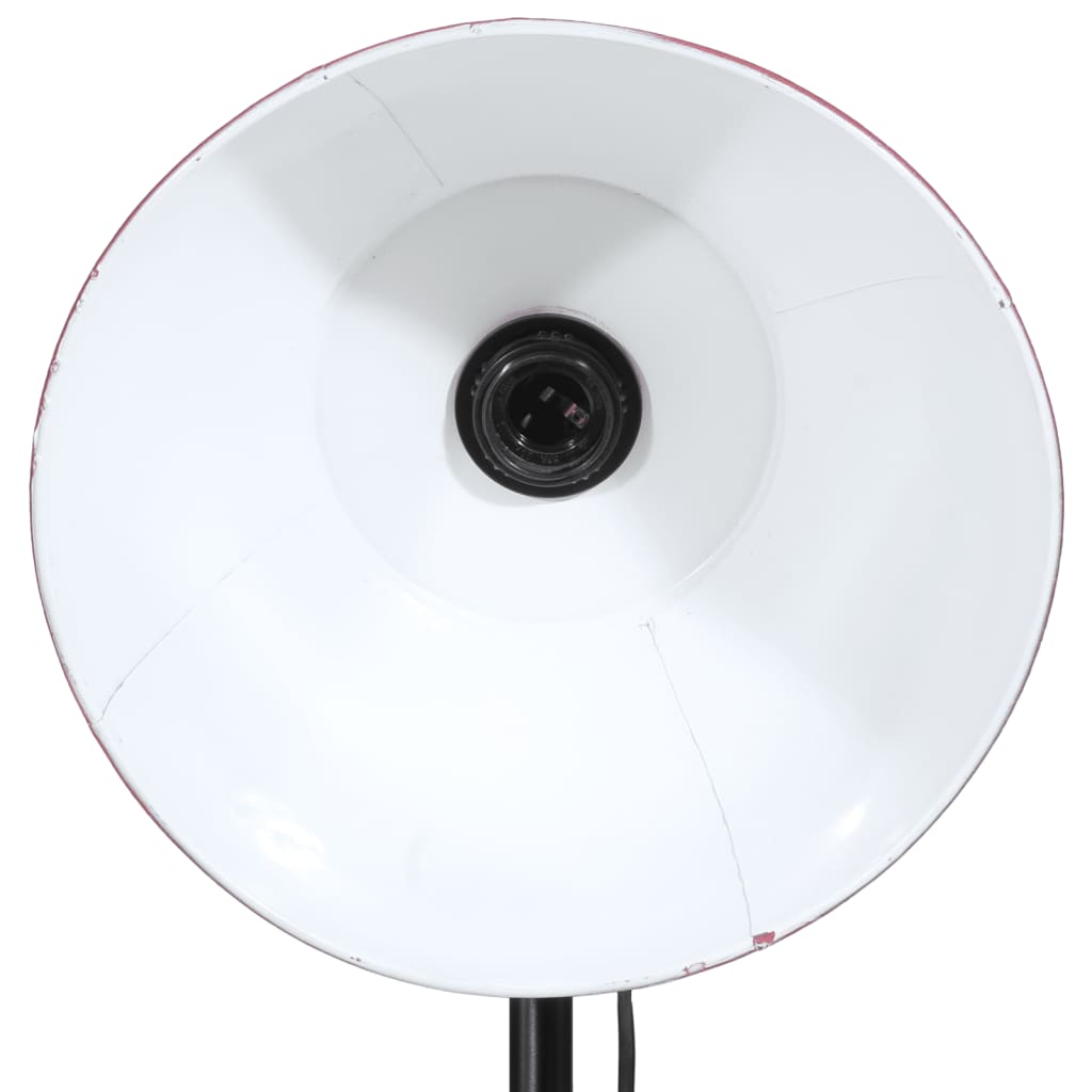 vidaXL Lampă de podea, 25 W, roșu uzat, 61x61x90/150 cm, E27 vidaXL Lampă de podea, 25 W, roșu uzat, 61x61x90/150 cm, E27