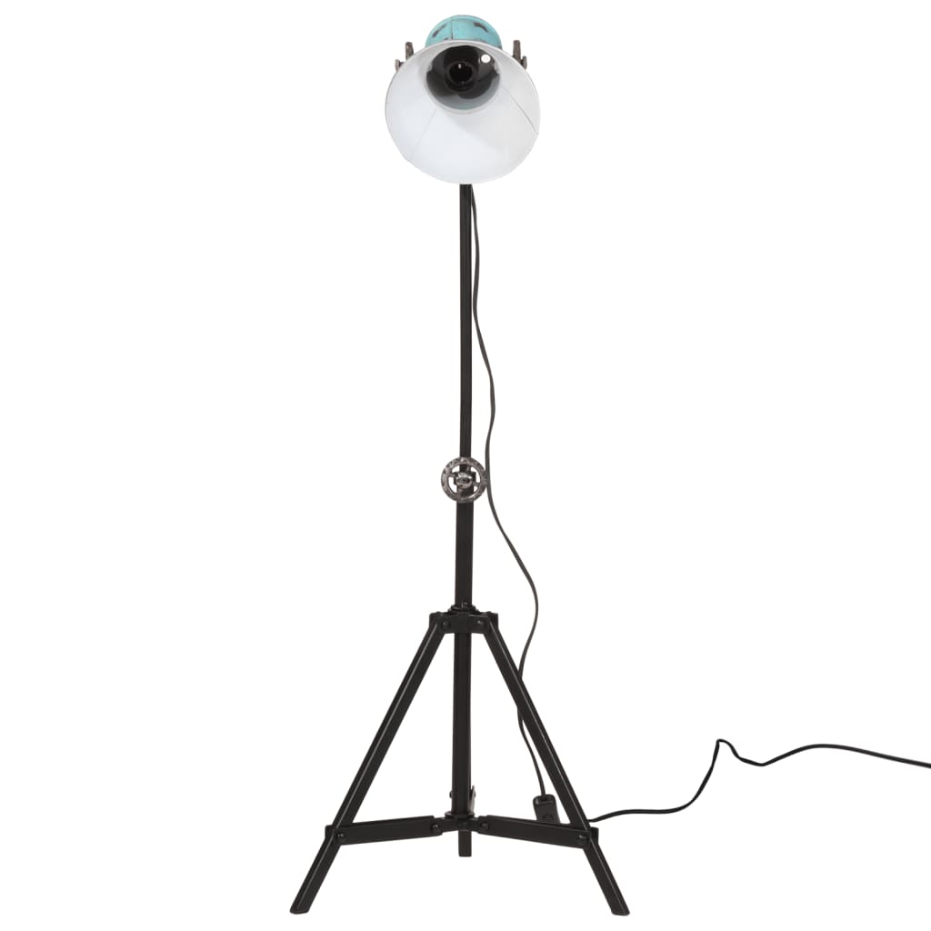 vidaXL Lampă de podea, 25 W, albastru uzat, 35x35x65/95 cm, E27 vidaXL Lampă de podea, 25 W, albastru uzat, 35x35x65/95 cm, E27
