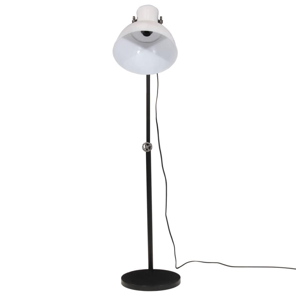 vidaXL Lampă de podea 25 W, alb, 30x30x90-150 cm, E27 vidaXL Lampă de podea 25 W, alb, 30x30x90-150 cm, E27