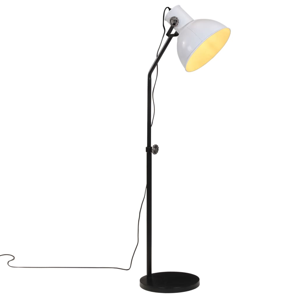 vidaXL Lampă de podea 25 W, alb, 30x30x90-150 cm, E27 vidaXL Lampă de podea 25 W, alb, 30x30x90-150 cm, E27