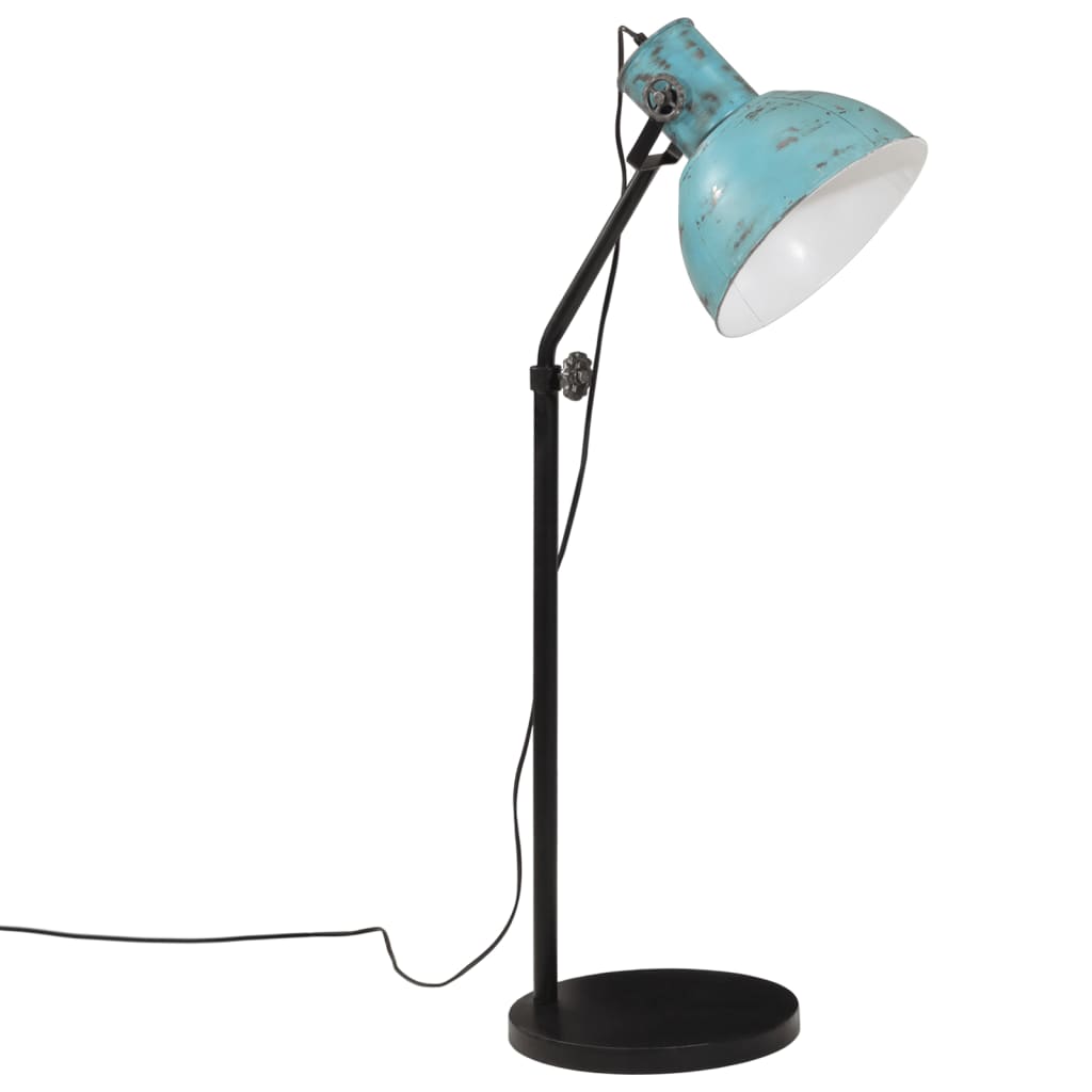 vidaXL Lampă de podea, 25 W, albastru uzat, 30x30x90-150 cm, E27 vidaXL Lampă de podea, 25 W, albastru uzat, 30x30x90-150 cm, E27