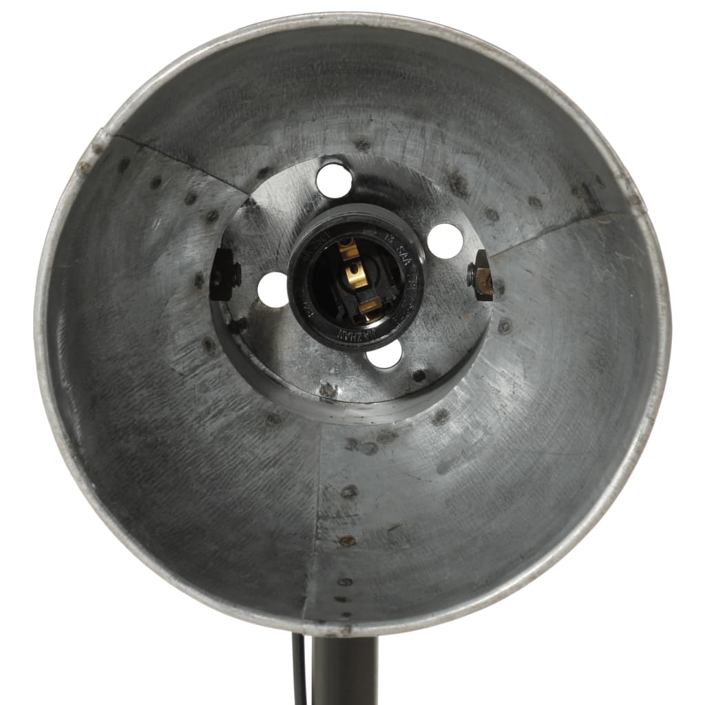 vidaXL Lampă de birou 25 W, argintiu vintage, 17x17x60 cm, E27 vidaXL Lampă de birou 25 W, argintiu vintage, 17x17x60 cm, E27
