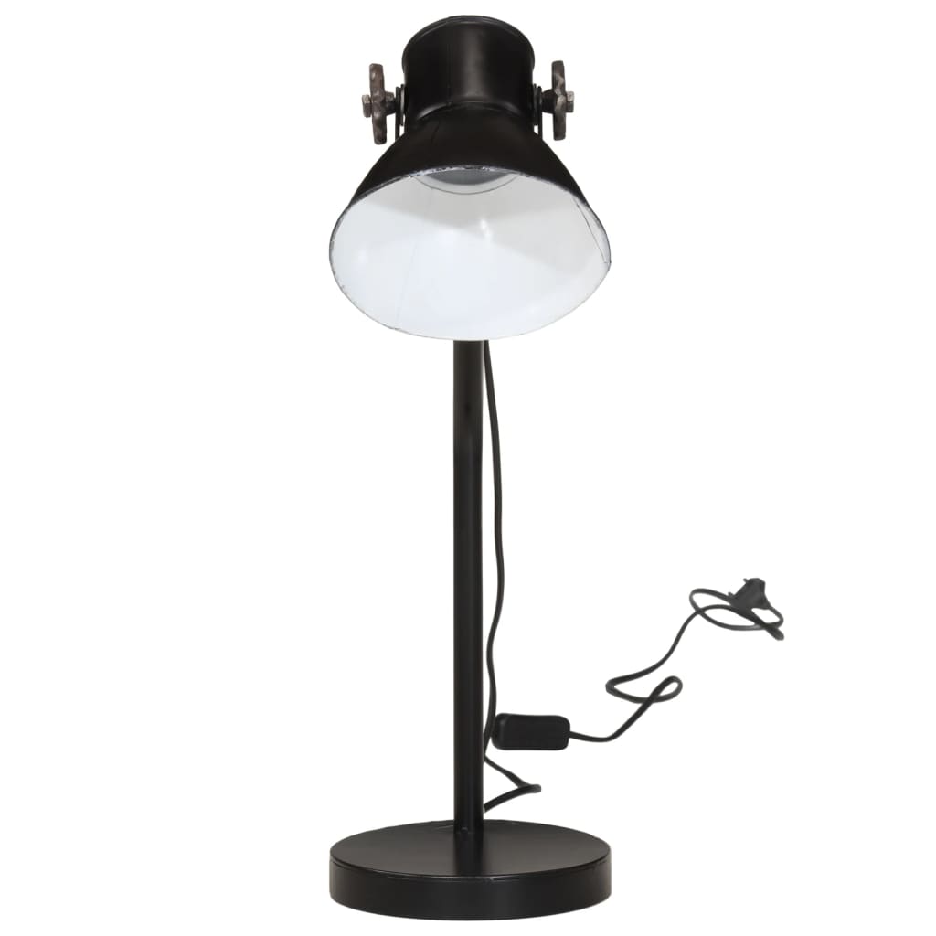 vidaXL Lampă de birou 25 W, negru, 17x17x60 cm, E27 vidaXL Lampă de birou 25 W, negru, 17x17x60 cm, E27