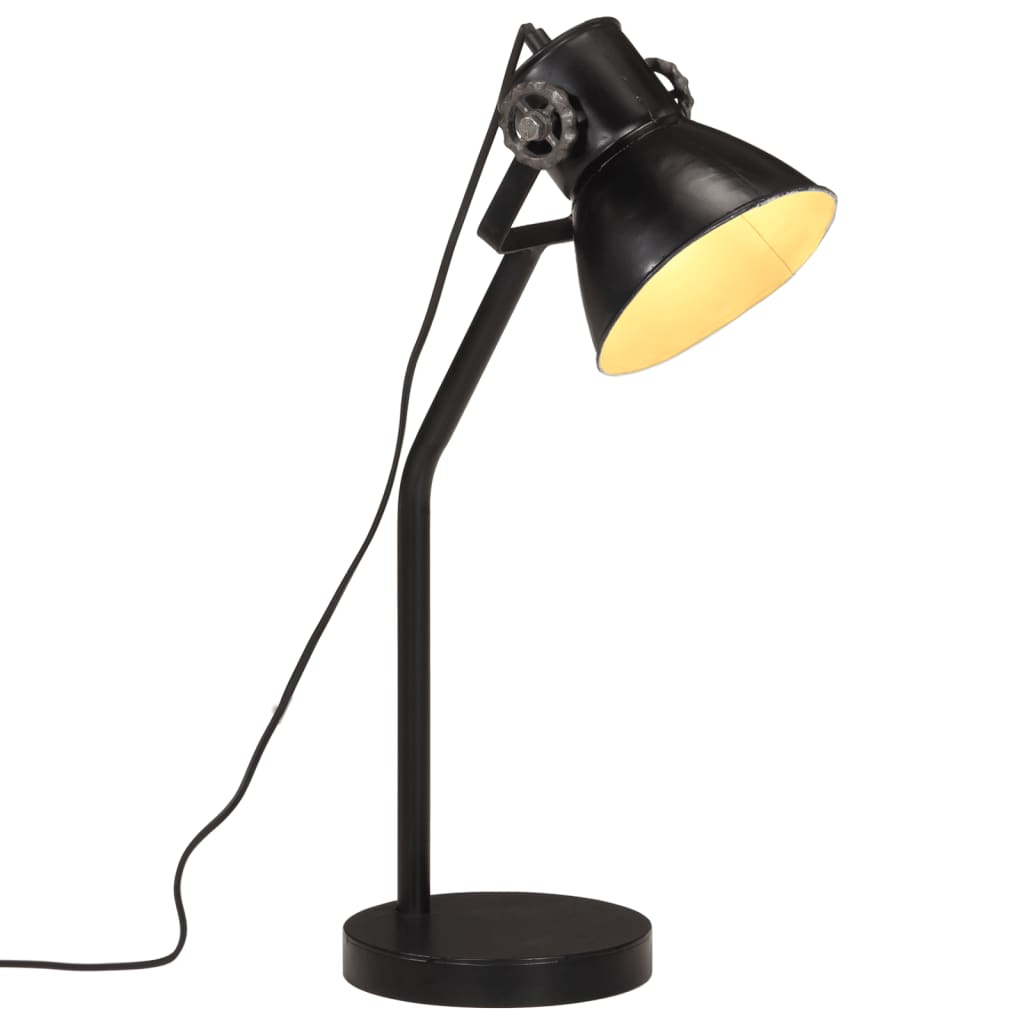 vidaXL Lampă de birou 25 W, negru, 17x17x60 cm, E27 vidaXL Lampă de birou 25 W, negru, 17x17x60 cm, E27