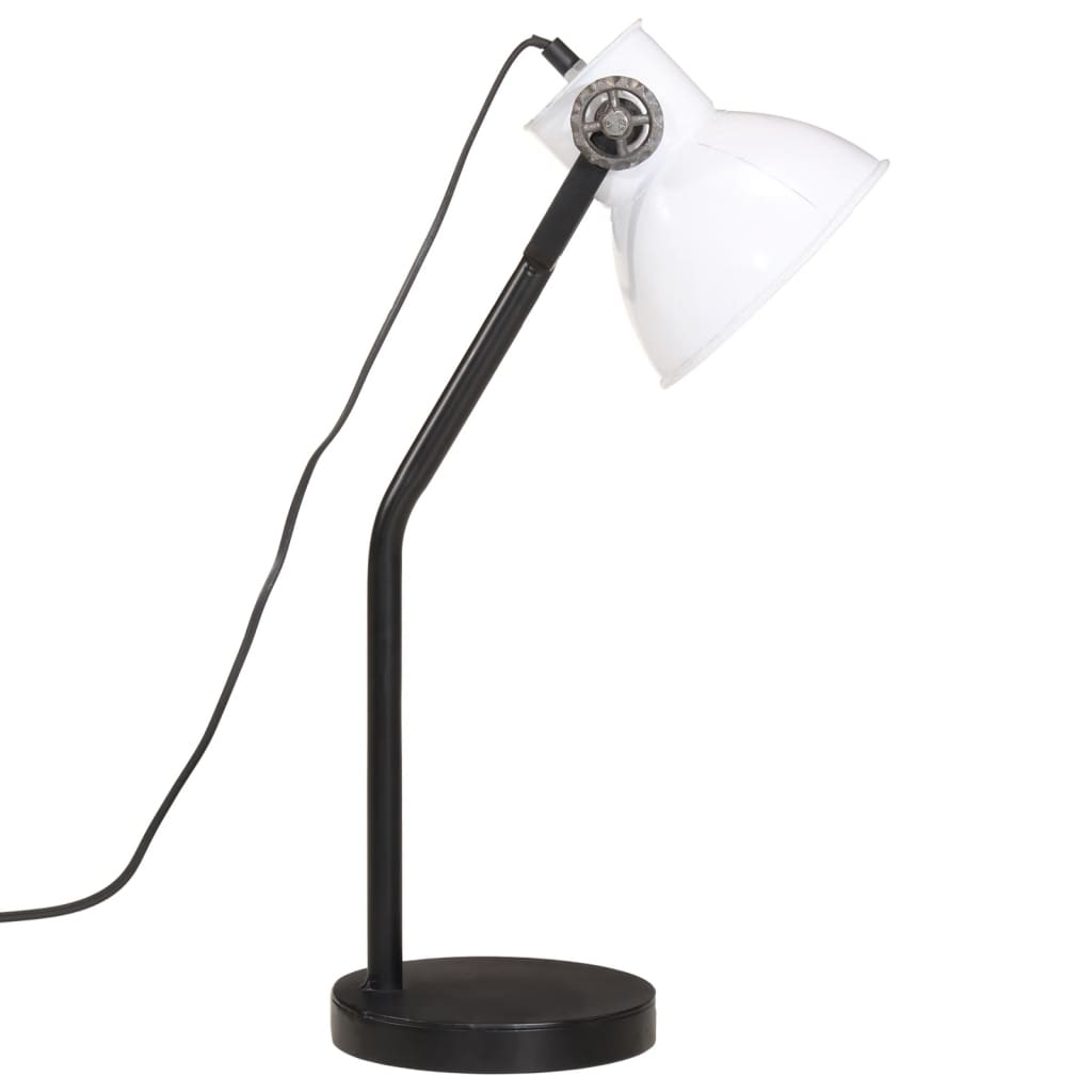 vidaXL Lampă de birou 25 W, alb, 17x17x60 cm, E27 vidaXL Lampă de birou 25 W, alb, 17x17x60 cm, E27