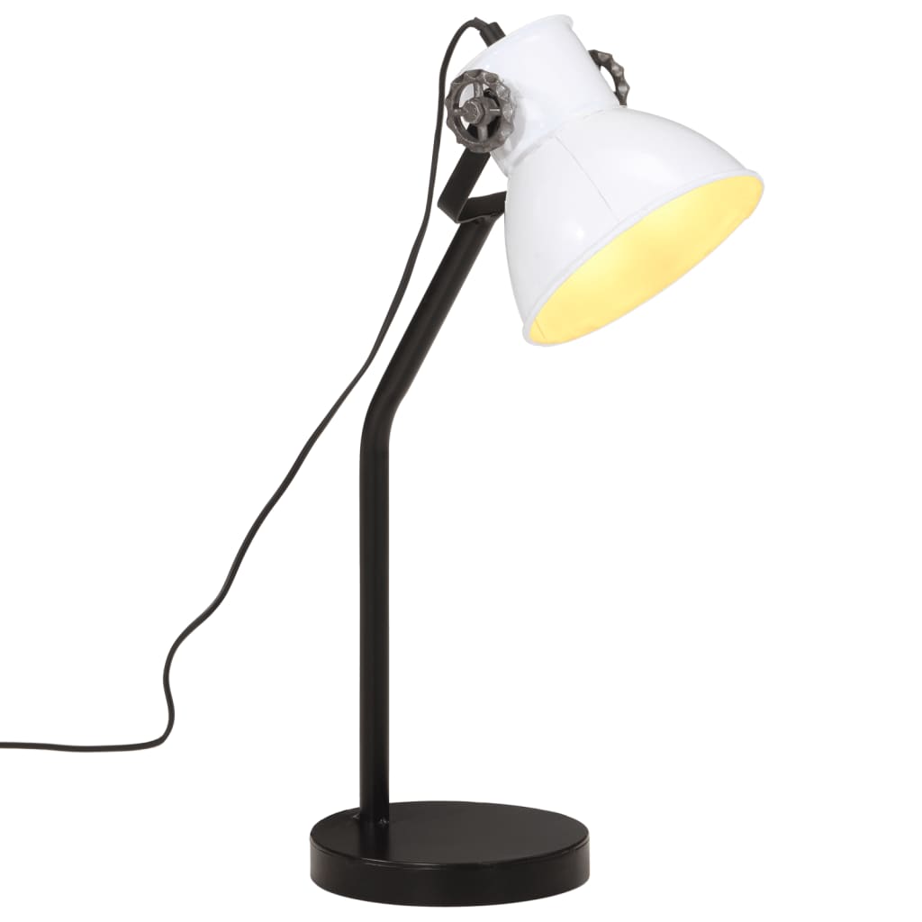 vidaXL Lampă de birou 25 W, alb, 17x17x60 cm, E27 vidaXL Lampă de birou 25 W, alb, 17x17x60 cm, E27