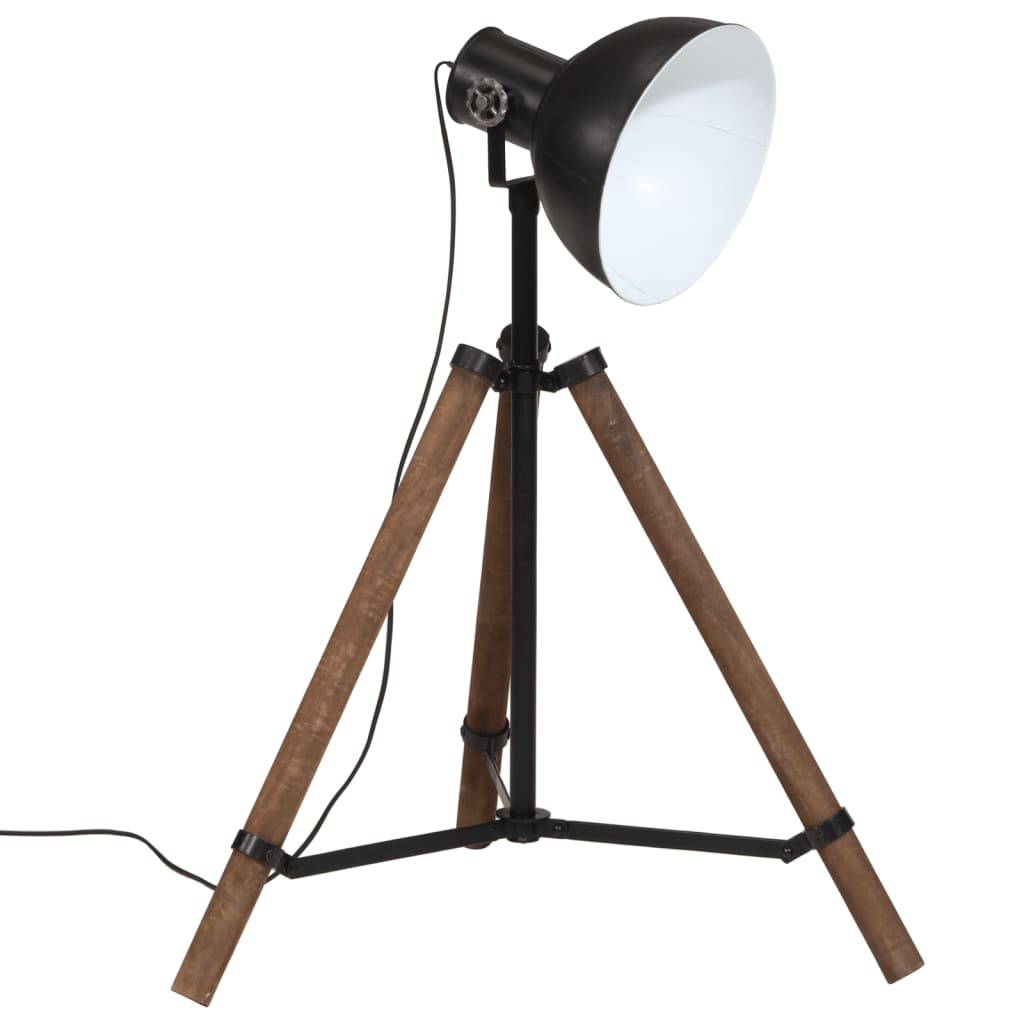 vidaXL Lampă de podea 25 W, negru, 75x75x90-150 cm, E27 vidaXL Lampă de podea 25 W, negru, 75x75x90-150 cm, E27