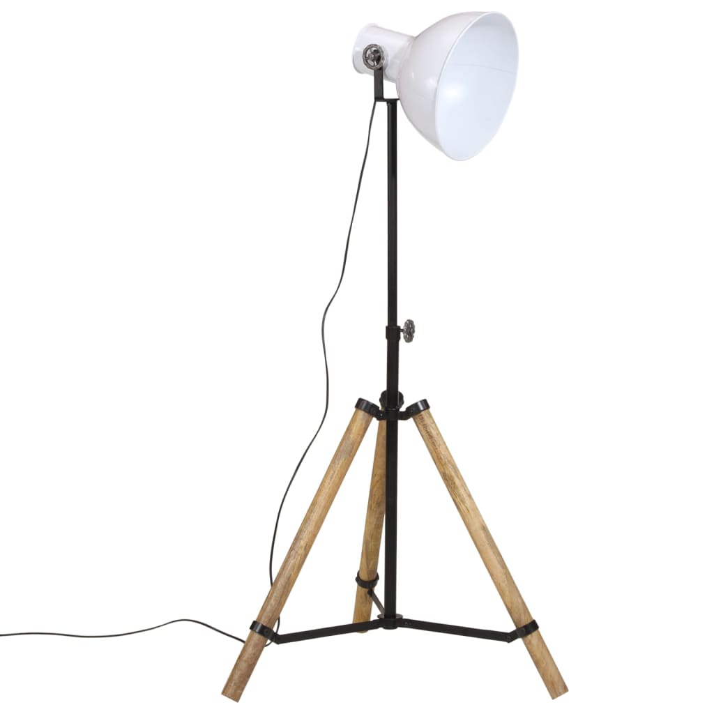 vidaXL Lampă de podea 25 W, alb, 75x75x90-150 cm, E27 vidaXL Lampă de podea 25 W, alb, 75x75x90-150 cm, E27