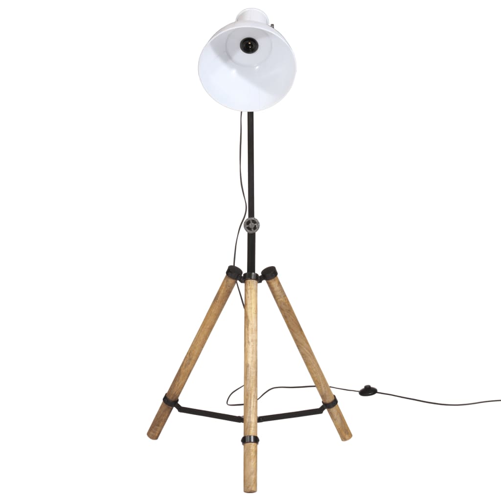 vidaXL Lampă de podea 25 W, alb, 75x75x90-150 cm, E27 vidaXL Lampă de podea 25 W, alb, 75x75x90-150 cm, E27
