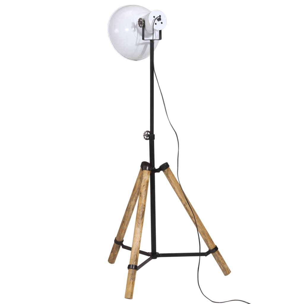 vidaXL Lampă de podea 25 W, alb, 75x75x90-150 cm, E27 vidaXL Lampă de podea 25 W, alb, 75x75x90-150 cm, E27