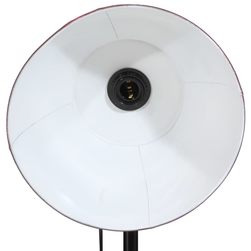 vidaXL Lampă de podea, 25 W, roșu uzat, 75x75x90-150 cm, E27 vidaXL Lampă de podea, 25 W, roșu uzat, 75x75x90-150 cm, E27