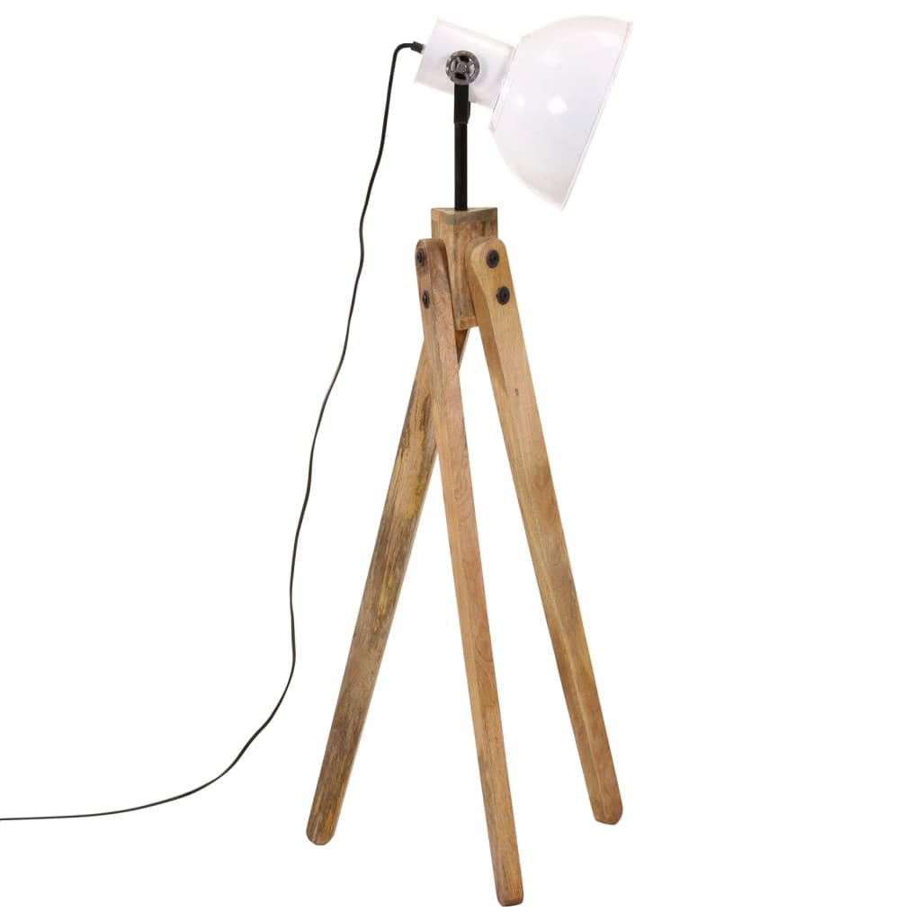 vidaXL Lampă de podea 25 W, alb, 45x45x120 cm, E27 vidaXL Lampă de podea 25 W, alb, 45x45x120 cm, E27