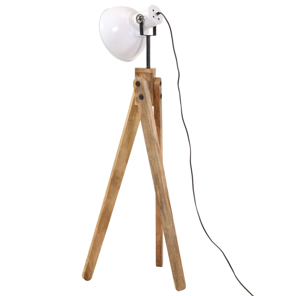 vidaXL Lampă de podea 25 W, alb, 45x45x120 cm, E27 vidaXL Lampă de podea 25 W, alb, 45x45x120 cm, E27