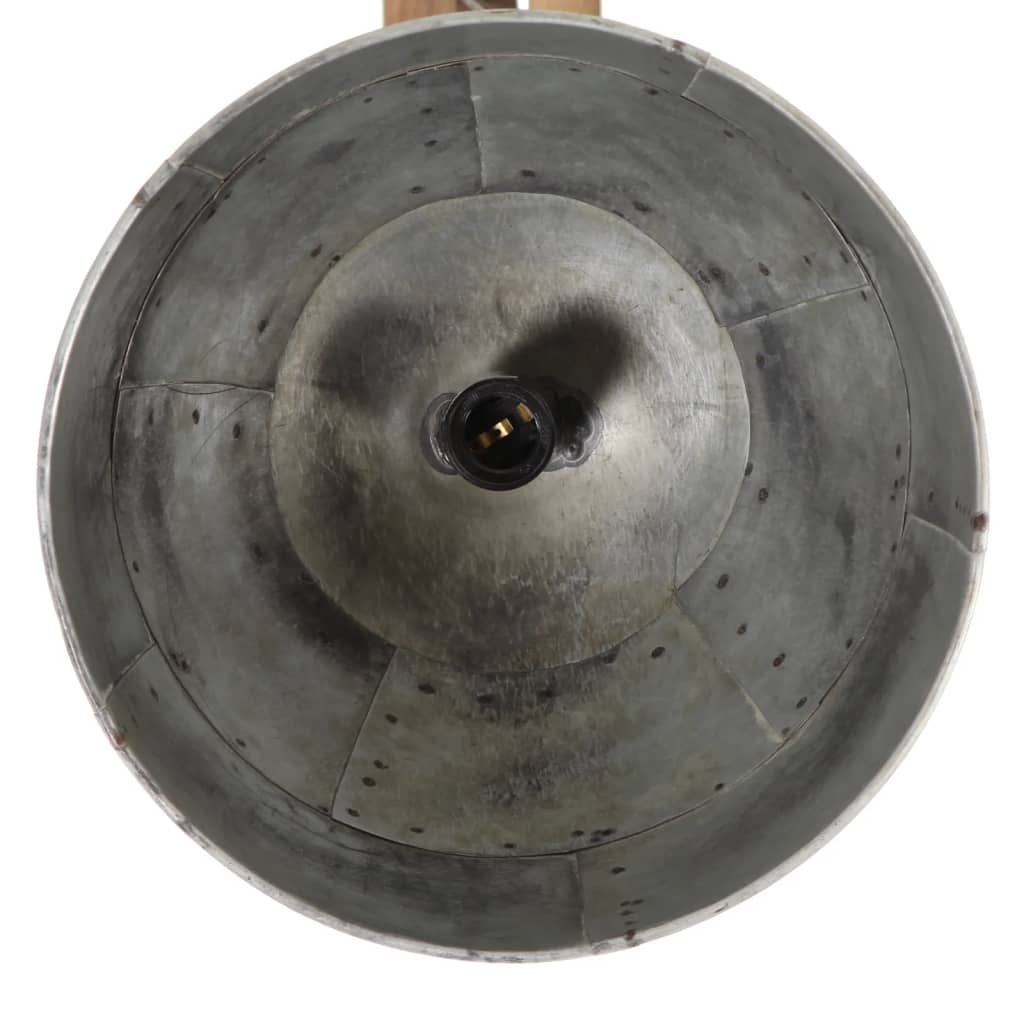 vidaXL Lampă de tavan 25 W, argintiu vintage, 105x30x65-108 cm, E27 vidaXL Lampă de tavan 25 W, argintiu vintage, 105x30x65-108 cm, E27