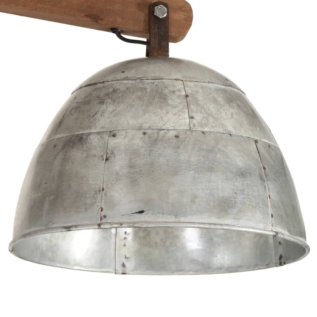 vidaXL Lampă de tavan 25 W, argintiu vintage, 105x30x65-108 cm, E27 vidaXL Lampă de tavan 25 W, argintiu vintage, 105x30x65-108 cm, E27