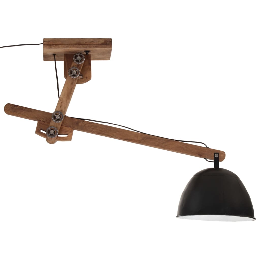 vidaXL Lampă de tavan 25 W, negru, 105x30x65-108 cm, E27 vidaXL Lampă de tavan 25 W, negru, 105x30x65-108 cm, E27