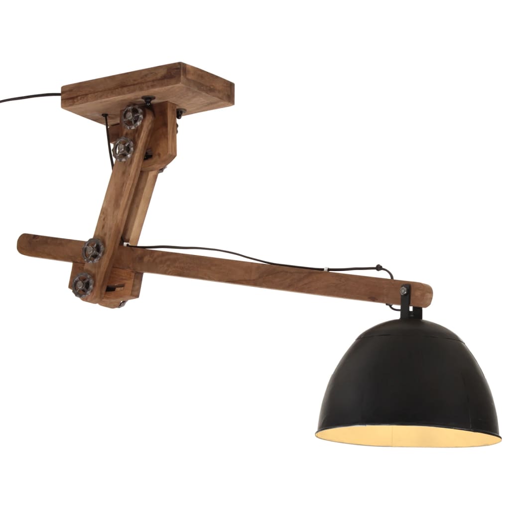vidaXL Lampă de tavan 25 W, negru, 105x30x65-108 cm, E27 vidaXL Lampă de tavan 25 W, negru, 105x30x65-108 cm, E27
