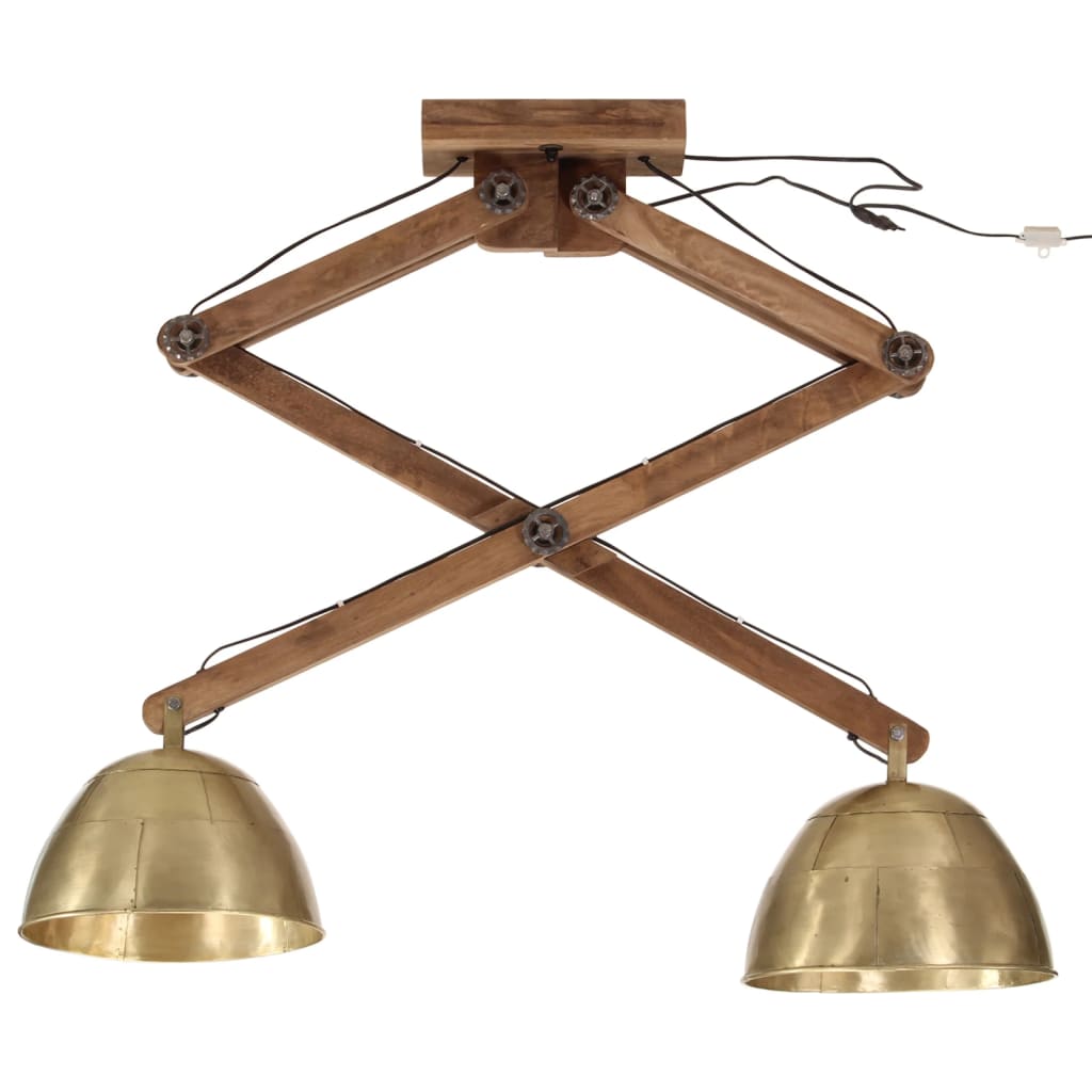 vidaXL Lampă de tavan 25 W, alamă antichizată, 29x18x85 cm, E27 vidaXL Lampă de tavan 25 W, alamă antichizată, 29x18x85 cm, E27