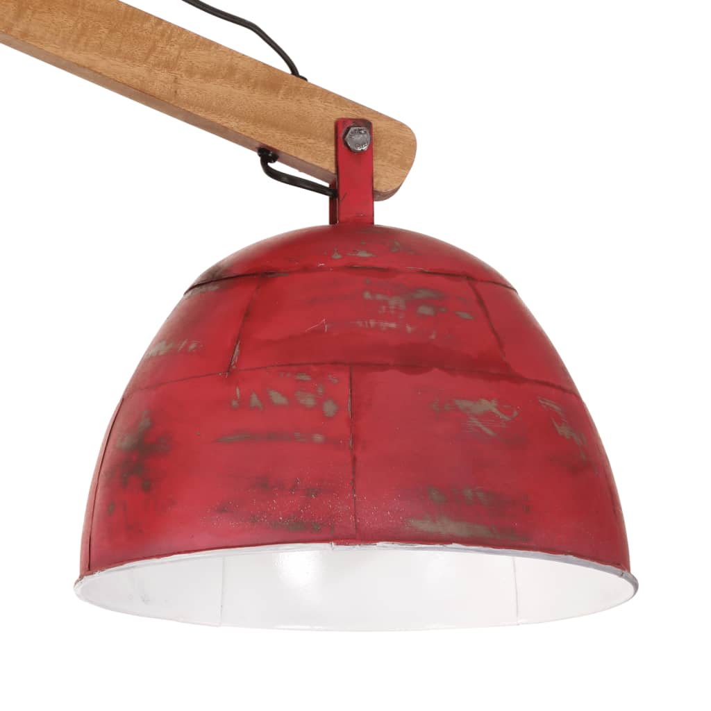 vidaXL Lampă de tavan 25 W, roșu uzat, 29x18x85 cm, E27 vidaXL Lampă de tavan 25 W, roșu uzat, 29x18x85 cm, E27