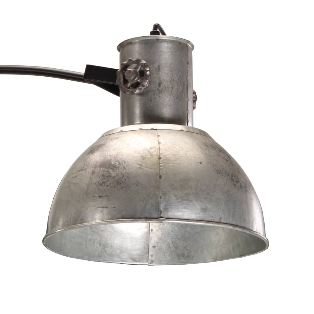 vidaXL Lampă de podea 25 W, argintiu vintage, 150 cm, E27 vidaXL Lampă de podea 25 W, argintiu vintage, 150 cm, E27