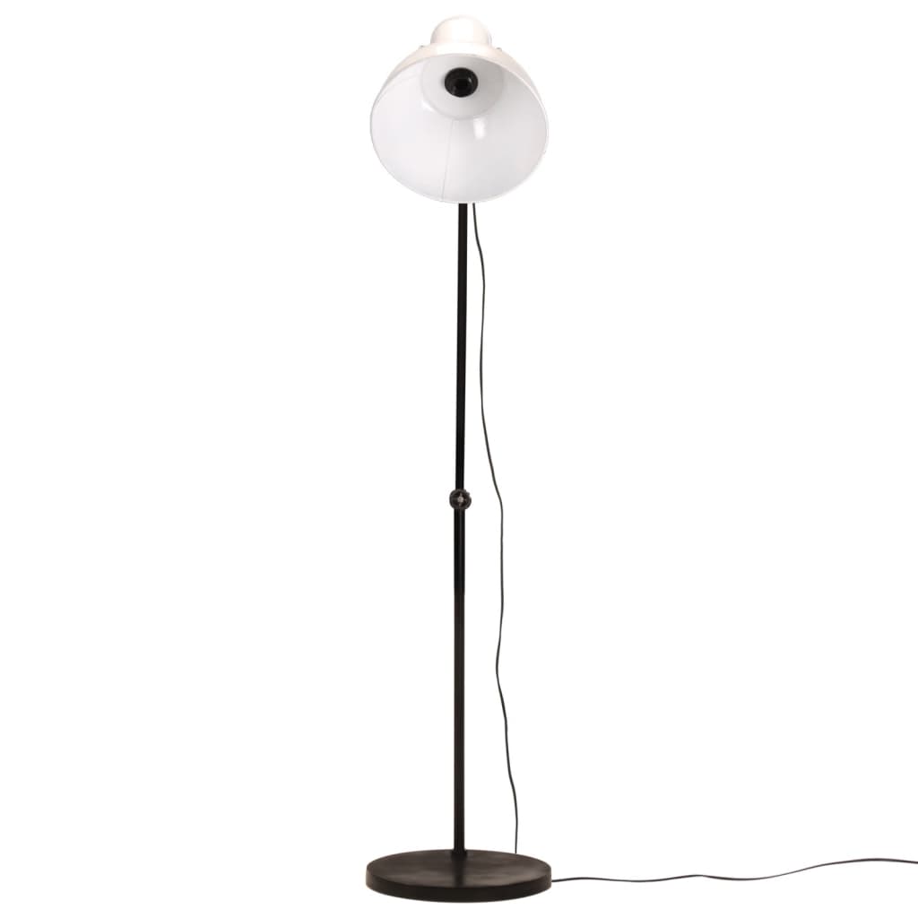 vidaXL Lampă de podea 25 W, alb, 150 cm, E27 vidaXL Lampă de podea 25 W, alb, 150 cm, E27