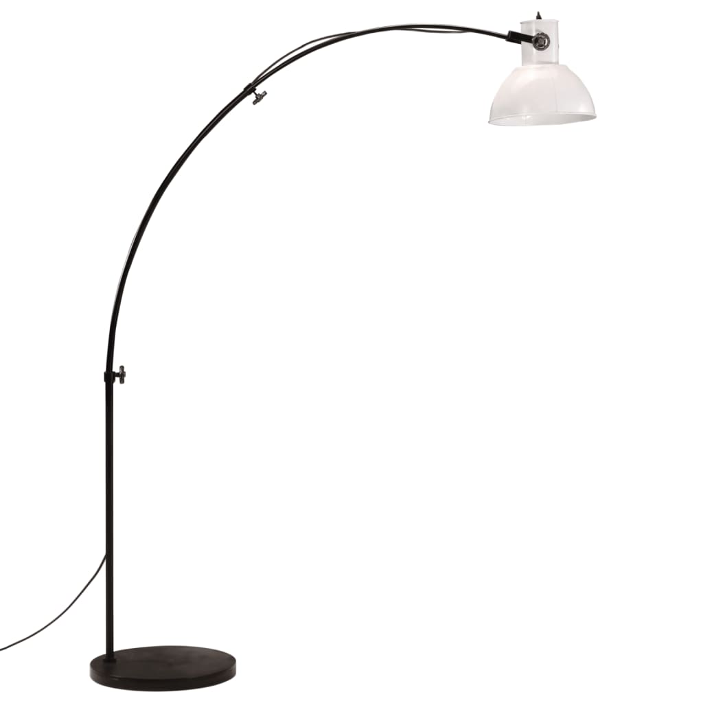 vidaXL Lampă de podea 25 W, alb, 150 cm, E27 vidaXL Lampă de podea 25 W, alb, 150 cm, E27