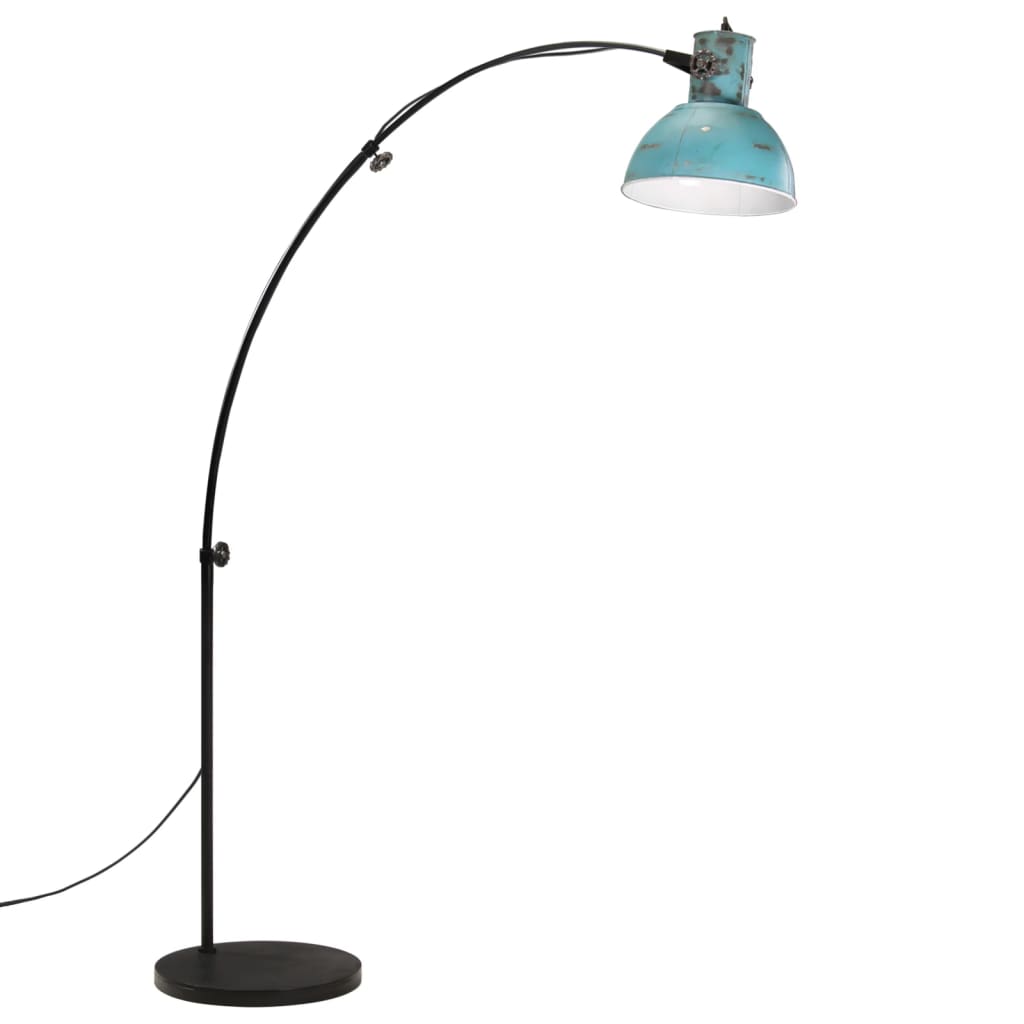 vidaXL Lampă de podea, 25 W, albastru uzat, 150 cm, E27 vidaXL Lampă de podea, 25 W, albastru uzat, 150 cm, E27