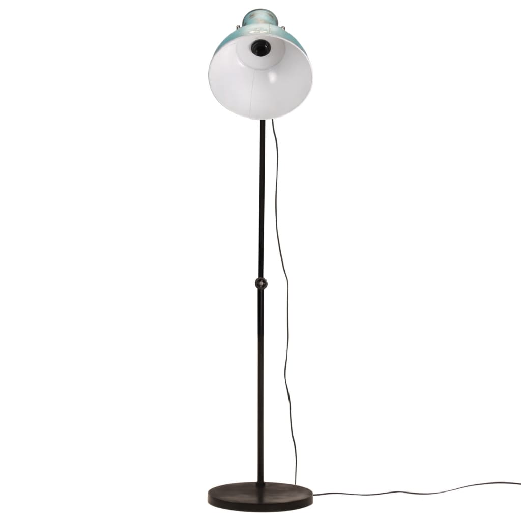 vidaXL Lampă de podea, 25 W, albastru uzat, 150 cm, E27 vidaXL Lampă de podea, 25 W, albastru uzat, 150 cm, E27