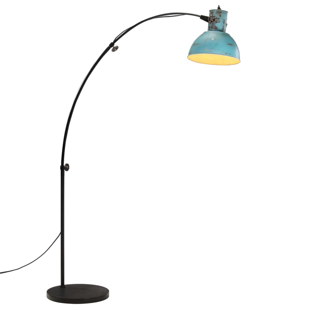 vidaXL Lampă de podea, 25 W, albastru uzat, 150 cm, E27 vidaXL Lampă de podea, 25 W, albastru uzat, 150 cm, E27