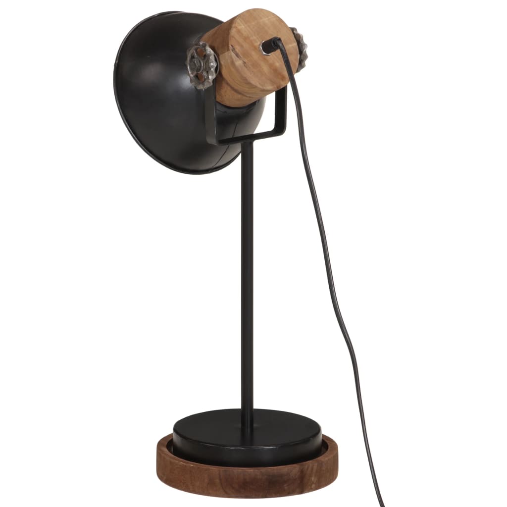 vidaXL Lampă de birou 25 W, negru, 17x17x50 cm, E27 vidaXL Lampă de birou 25 W, negru, 17x17x50 cm, E27