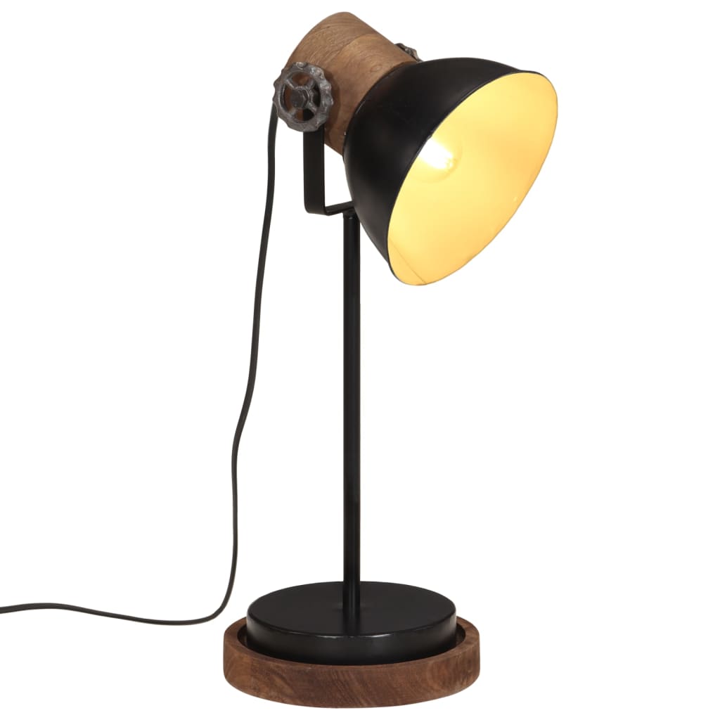 vidaXL Lampă de birou 25 W, negru, 17x17x50 cm, E27 vidaXL Lampă de birou 25 W, negru, 17x17x50 cm, E27