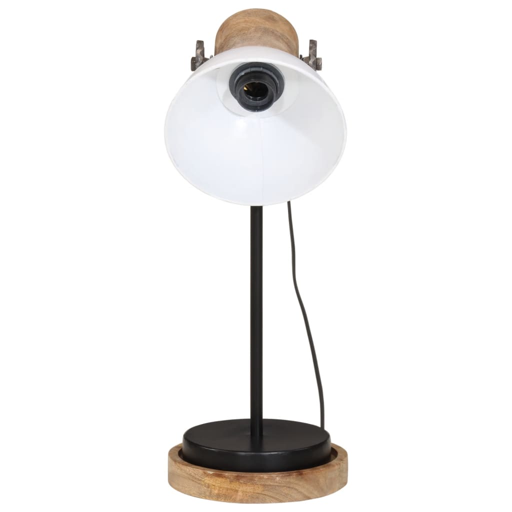 vidaXL Lampă de birou 25 W, alb, 17x17x50 cm, E27 vidaXL Lampă de birou 25 W, alb, 17x17x50 cm, E27